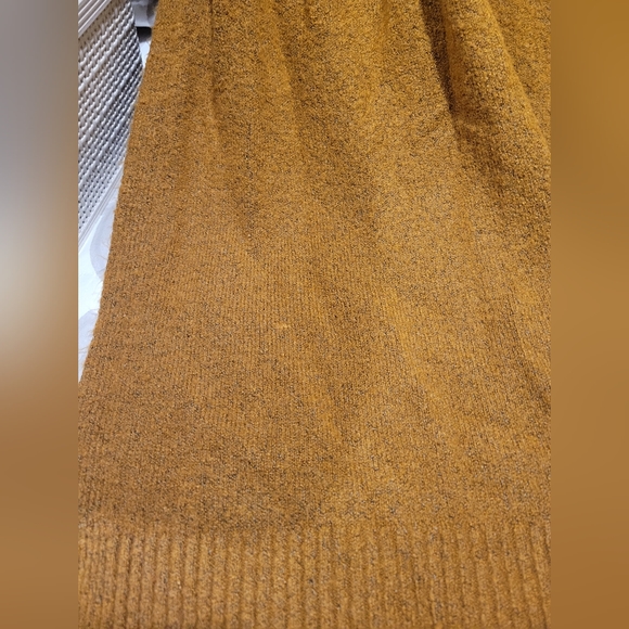 Forever 21 Longline Mustard Gold Duster Cardigan M - Picture 13 of 13